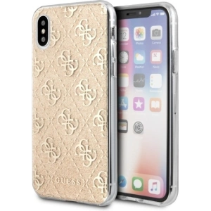 Hurtownia GSM - Etui Guess GUHCI65PCU4GLGO iPhone XS Max gold/hartes Gehäuse 4G Glitter - GUE537GLD - {ean13} - Hurt