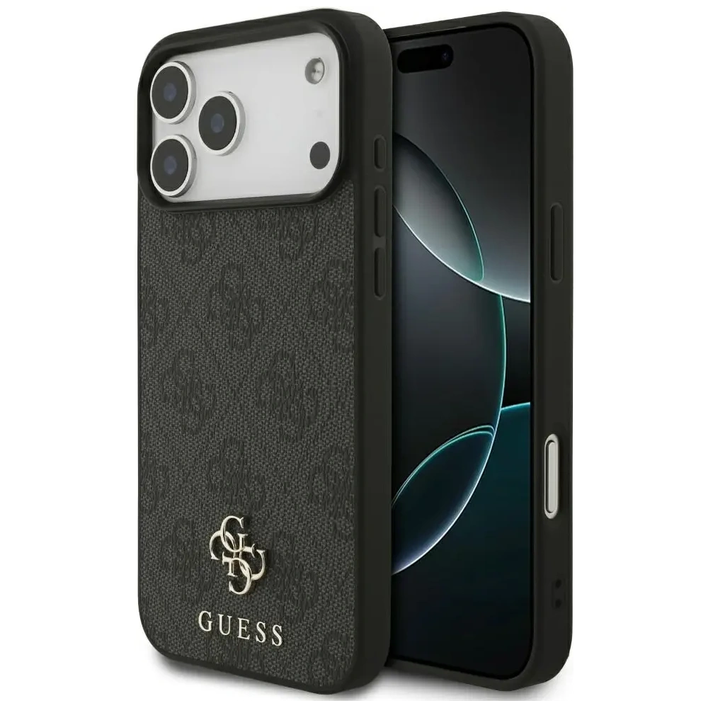 Etui Guess 4G Small Classic Logo MagSafe do Apple iPhone 17 Pro Max czarny