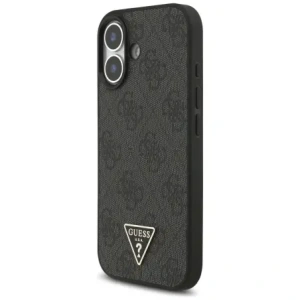 Etui Guess 4G Strap Triangle Logo MagSafe do Apple iPhone 17 czarny