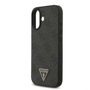 Etui Guess 4G Strap Triangle Logo MagSafe do Apple iPhone 17 czarny
