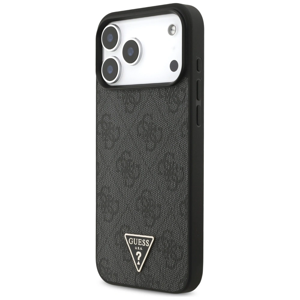 Kryt Guess 4G Strap Triangle Logo MagSafe Apple iPhone 17 Pro Max black