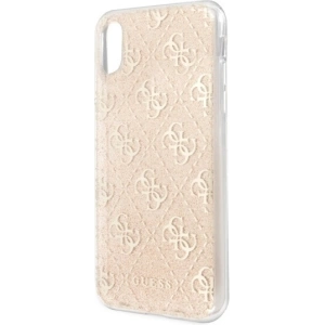 Hurtownia GSM - Etui Guess GUHCI65PCU4GLGO iPhone XS Max gold/hartes Gehäuse 4G Glitter - GUE537GLD - {ean13} - Hurt