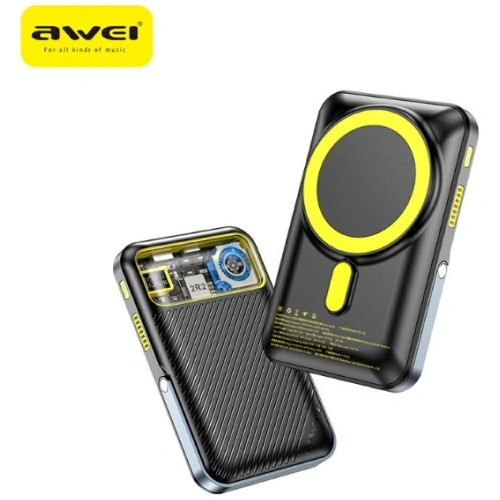 Powerbank AWEI PA-10 10000mAh 20W MagSafe czarny