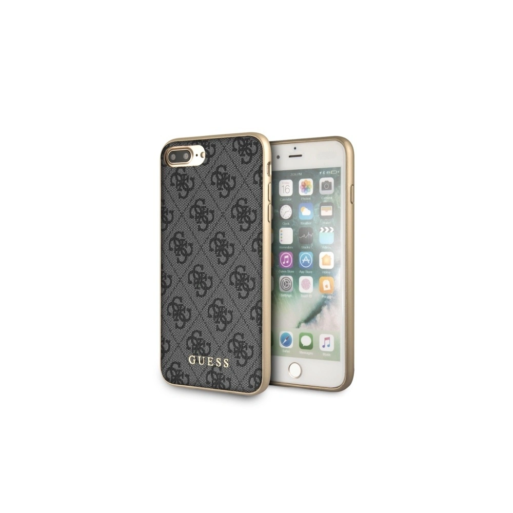 Hurtownia GSM - Etui Guess GUHCI8LG4GG Apple iPhone 7/8 Plus šedé/těžké pouzdro 4G Collection - GUE538GRY - {ean13} - Hurt