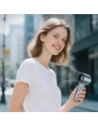 Wiatrak ręczny AWEI F38 MINI niebieski