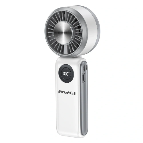 Wiatrak ręczny AWEI F39 Fast Ice biały
