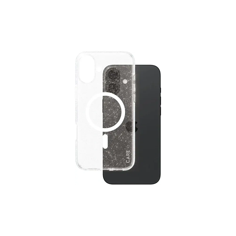 Etui CARE by PanzerGlass Flagship Star Lit Case MagSafe do Apple iPhone 16 Plus biały