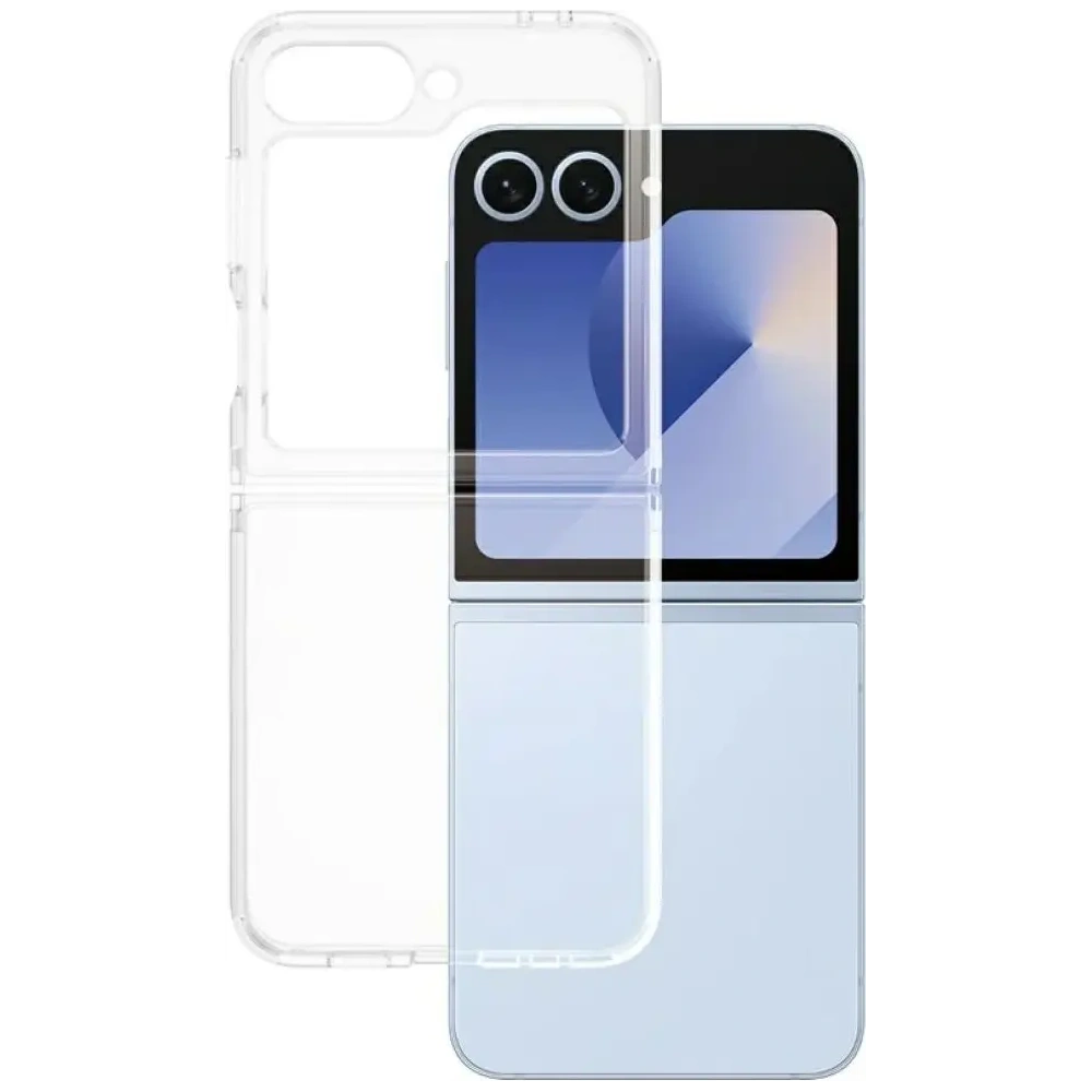 Etui CARE by PanzerGlass Flagship Urban Combat do Samsung Galaxy Z Flip7 FE / Flip6 przezroczysty