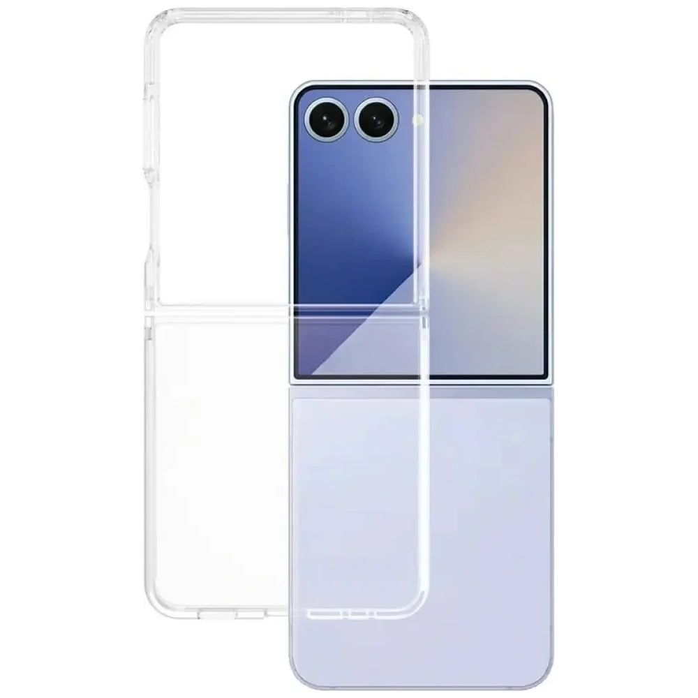 Etui CARE by PanzerGlass Flagship Urban Combat do Samsung Galaxy Z Flip7 przezroczysty