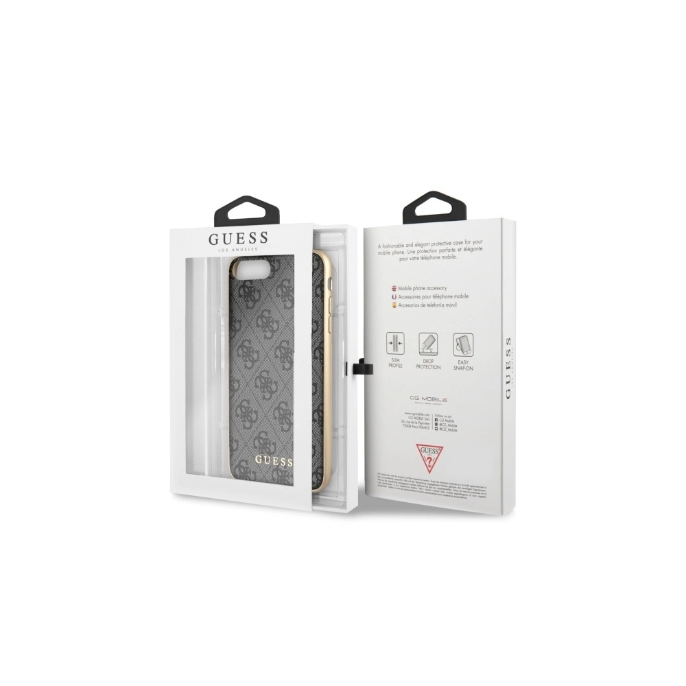 Hurtownia GSM - Etui Guess GUHCI8LG4GG Apple iPhone 7/8 Plus šedé/těžké pouzdro 4G Collection - GUE538GRY - {ean13} - Hurt