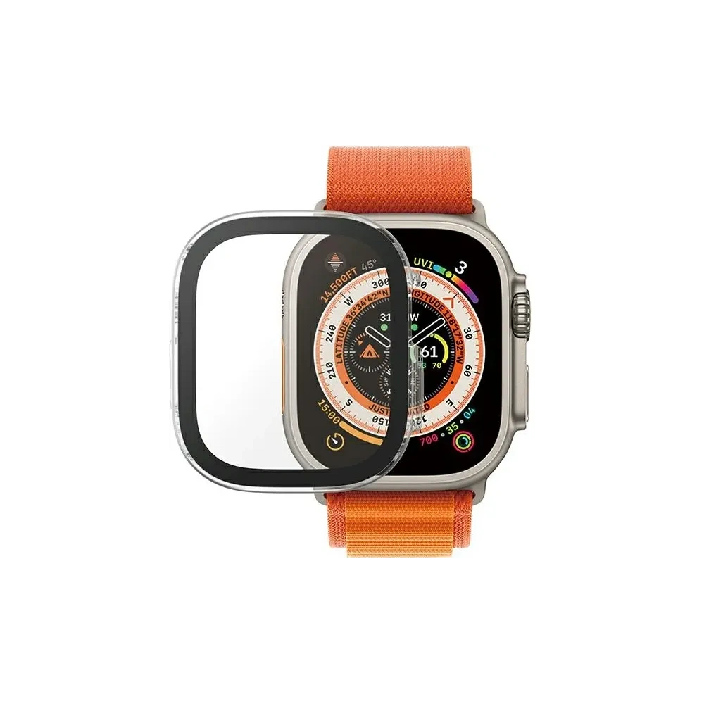 Etui ze szkłem PanzerGlass Full Body Apple Watch Ultra2 49mm D3O przezroczysty