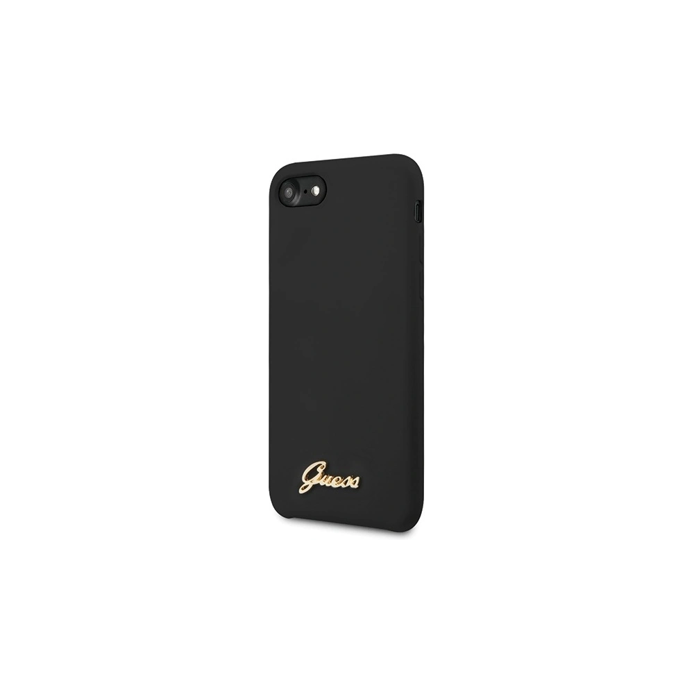Hurtownia GSM - Etui Guess GUHCI8LSLMGBK Apple iPhone SE 2022/SE 2020/8/7 černý/hard case silikon Vintage Gold Logo - GUE539BLK - {ean13} - Hurt