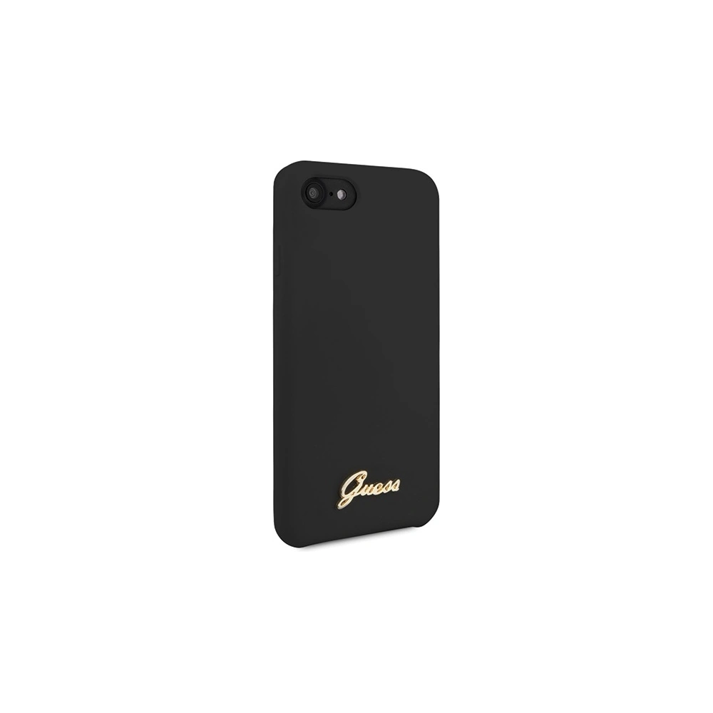 Hurtownia GSM - Etui Guess GUHCI8LSLMGBK Apple iPhone SE 2022/SE 2020/8/7 černý/hard case silikon Vintage Gold Logo - GUE539BLK - {ean13} - Hurt