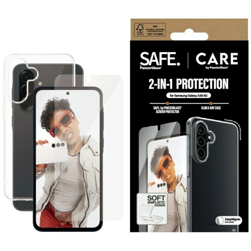 Zestaw ochronny 2w1 etui + szkło na ekran CARE by PanzerGlass Fashion 2w1 do Samsung Galaxy A36 5G