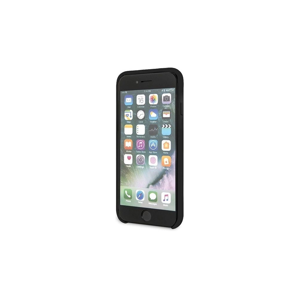 Hurtownia GSM - Etui Guess GUHCI8LSLMGBK Apple iPhone SE 2022/SE 2020/8/7 negru/czarny carcasă dură din silicon Vintage Gold Logo - GUE539BLK - {ean13} - Hurt