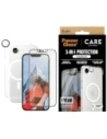 Zestaw ochronny 3w1 etui + szkło na ekran + szkło na aparat CARE by PanzerGlass Flagship do Apple iPhone 16e