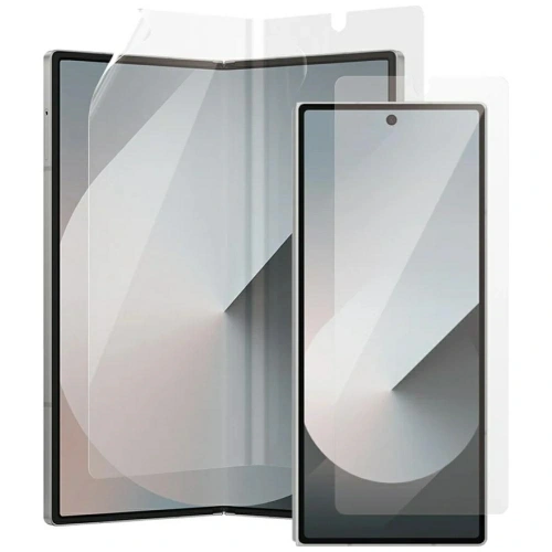 Zestaw ochronny 2w1 PanzerGlass FlipFoldFlex szkło Classic Fit + folia Ultra-Wide Fit TPU do Samsung Galaxy Fold7