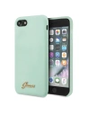 Etui Guess GUHCI8LSLMGGR Apple iPhone SE 2022/SE 2020/8/7 zelené/green tvrdé pouzdro silikonové Vintage Gold Logo