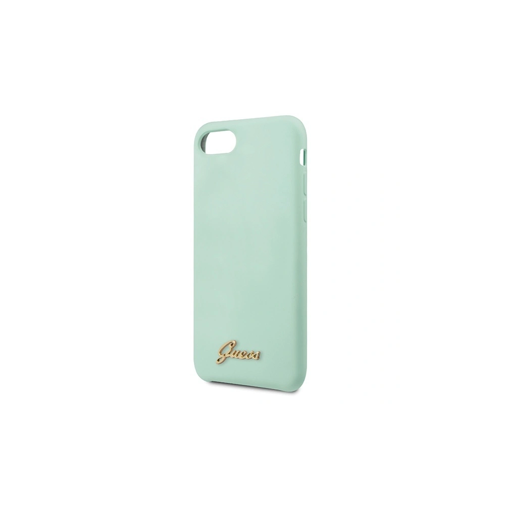Hurtownia GSM - Etui Guess GUHCI8LSLMGGR Apple iPhone SE 2022/SE 2020/8/7 zelené/green tvrdé pouzdro silikonové Vintage Gold Logo - GUE540GRN - {ean13} - Hurt