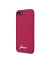 Wholesale Guess GUHCI8LSLMGRE Apple iPhone SE 2022/SE 2020/8/7 burgundy hard case Silicone Vintage Gold Logo - GUE542BRG - {ean13} - Hurt