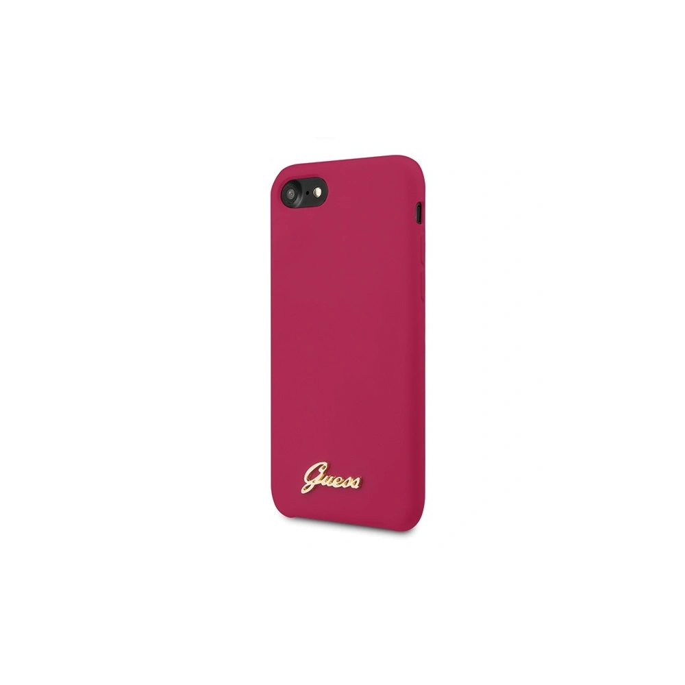 Hurtownia GSM - Etui Guess GUHCI8LSLMGRE Apple iPhone SE 2022/SE 2020/8/7 rot/burgunder hartes Gehäuse Silikon Vintage Gold Logo - GUE542BRG - {ean13} - Hurt