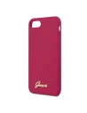 Wholesale Guess GUHCI8LSLMGRE Apple iPhone SE 2022/SE 2020/8/7 burgundy hard case Silicone Vintage Gold Logo - GUE542BRG - {ean13} - Hurt
