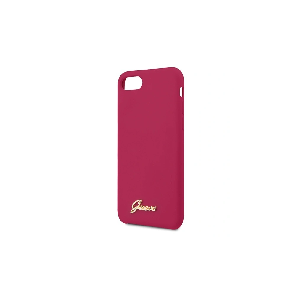 Hurtownia GSM - Etui Guess GUHCI8LSLMGRE Apple iPhone SE 2022/SE 2020/8/7 rot/burgunder hartes Gehäuse Silikon Vintage Gold Logo - GUE542BRG - {ean13} - Hurt