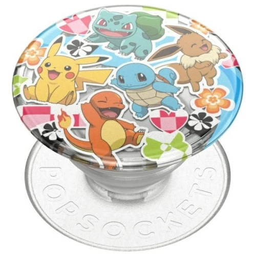 Uchwyt do telefonu POPSOCKETS 2 Pokemon Multi Transparent