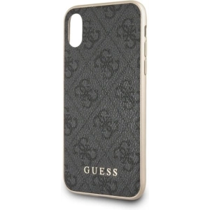 Hurtownia GSM - Etui Guess GUHCPXG4GG Apple iPhone X/XS szary/grey hard case 4G Collection - GUE543GRY - {ean13} - Hurt