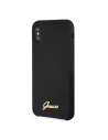 Hurtownia GSM - Etui Guess GUHCPXLSLMGBK Apple iPhone X/XS schwarz/czarny Hartschale Silikon Vintage Gold Logo - GUE544BLK - {ean13} - Hurt