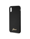 Hurtownia GSM - Etui Guess GUHCPXLSLMGBK Apple iPhone X/XS schwarz/czarny Hartschale Silikon Vintage Gold Logo - GUE544BLK - {ean13} - Hurt