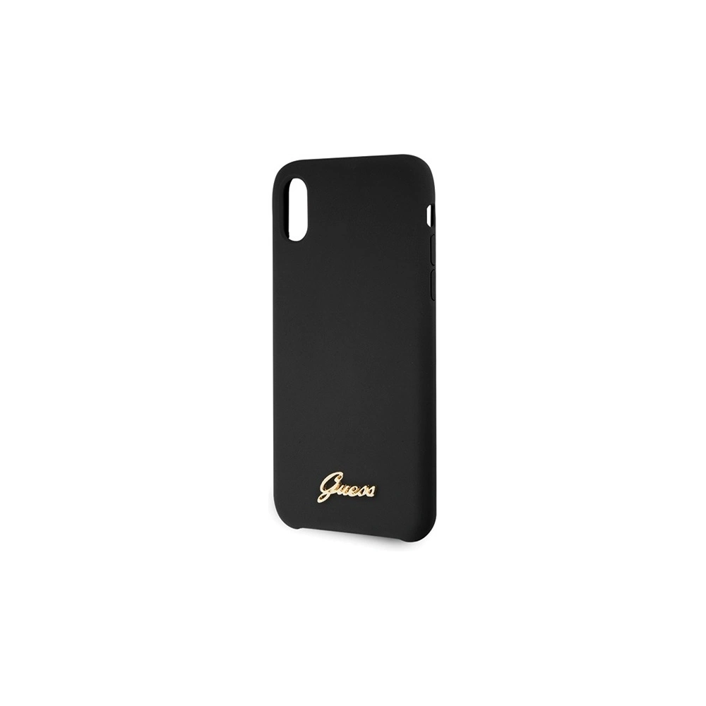 Hurtownia GSM - Etui Guess GUHCPXLSLMGBK Apple iPhone X/XS černé/hard case silikonové Vintage Gold Logo - GUE544BLK - {ean13} - Hurt