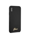 Hurtownia GSM - Etui Guess GUHCPXLSLMGBK Apple iPhone X/XS schwarz/czarny Hartschale Silikon Vintage Gold Logo - GUE544BLK - {ean13} - Hurt