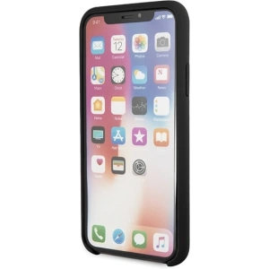 Hurtownia GSM - Etui Guess GUHCPXLSLMGBK Apple iPhone X/XS black/czarny hard case Silicone Vintage Gold Logo - GUE544BLK - {ean13} - Hurt