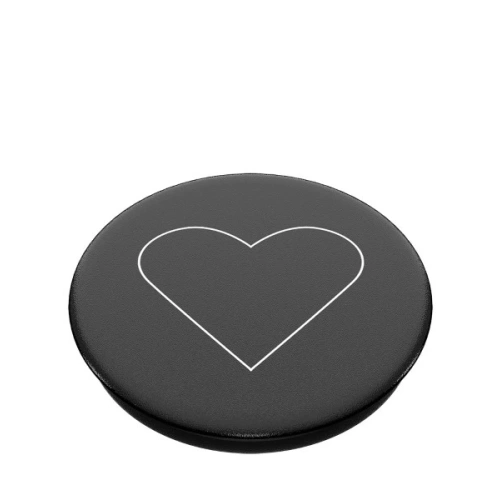 Uchwyt do telefonu POPSOCKETS 2 White Heart Black