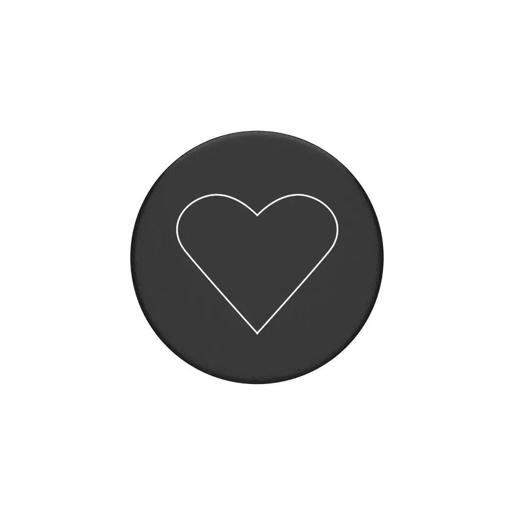 Uchwyt do telefonu POPSOCKETS 2 White Heart Black