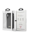 Wholesale Guess GUHCPXLSLMGBK Apple iPhone X/XS black hard case Silicone Vintage Gold Logo - GUE544BLK - {ean13} - Hurt