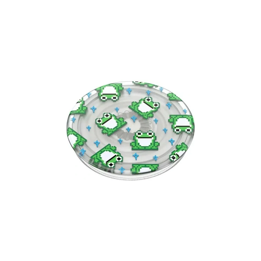 Uchwyt do telefonu POPSOCKETS PlantCore Grip 8 Bit Frogs