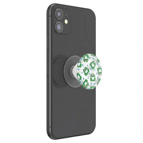 Uchwyt do telefonu POPSOCKETS PlantCore Grip 8 Bit Frogs