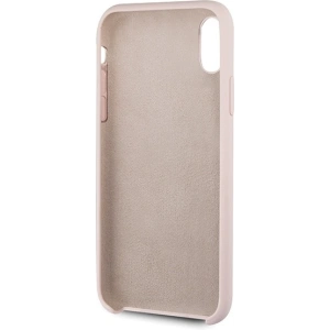 Hurtownia GSM - Etui Guess GUHCPXLSLMGLP Apple iPhone X/XS jasnoróżowy/light pink hard case Silicone Vintage Gold Logo - GUE545PNK - {ean13} - Hurt