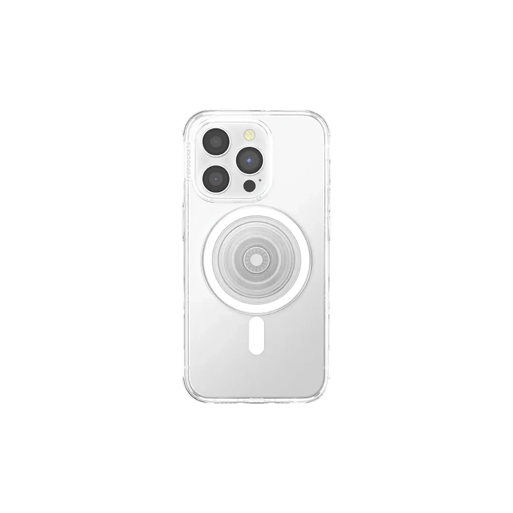Uchwyt do telefonu POPSOCKETS PopGrip MagSafe 2 przezroczysty