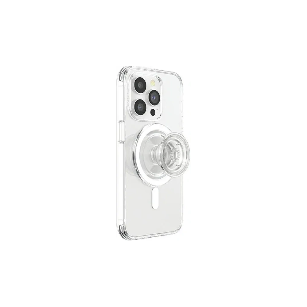 Uchwyt do telefonu POPSOCKETS PopGrip MagSafe 2 przezroczysty