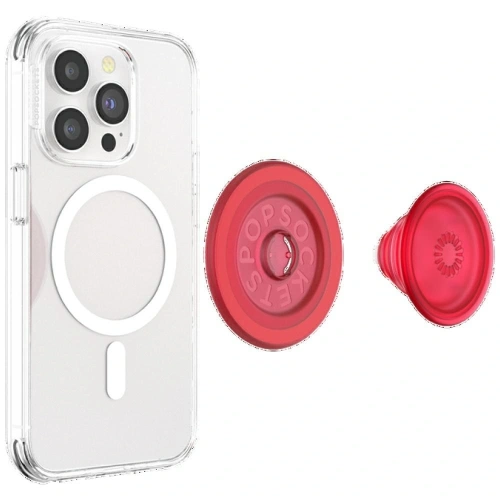 Uchwyt do telefonu POPSOCKETS Blanchette Red MagSafe czerwony