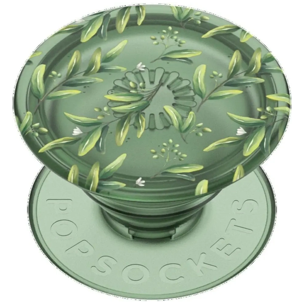Uchwyt do telefonu POPSOCKETS PlantCore Grip Olive zielony