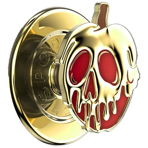 Uchwyt do telefonu POPSOCKETS Round Disney Enamel Poison Apple MagSafe złoty