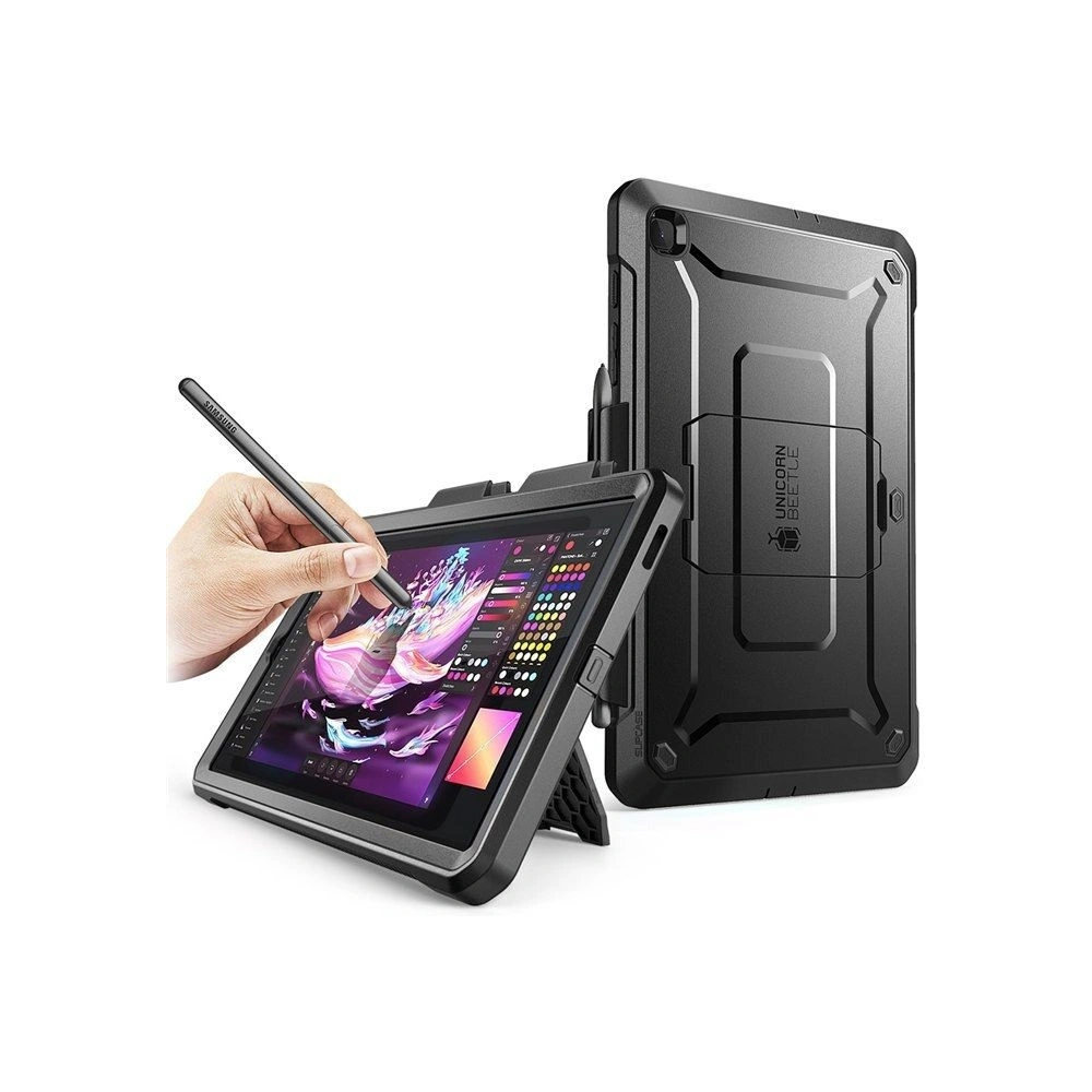 Hurtownia GSM - Etui Supcase Unicorn Beetle Pro Samsung Galaxy Tab S6 Lite 10.4 2022/2020 Černá - SPC116BLK - {ean13} - Hurt