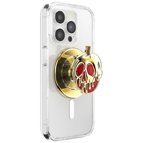 Uchwyt do telefonu POPSOCKETS Round Disney Enamel Poison Apple MagSafe złoty