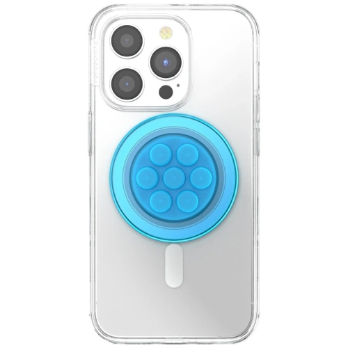 Uchwyt do telefonu POPSOCKETS Translucent FG-Popper MagSafe niebieski