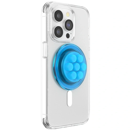 Uchwyt do telefonu POPSOCKETS Translucent FG-Popper MagSafe niebieski