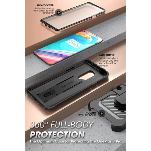 Etui Supcase Unicorn Beetle Pro OnePlus 8 Pro Black